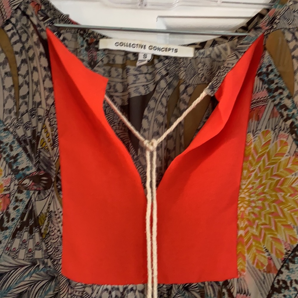 Sheer Flowy Fun Blouse - Picture 2 of 6